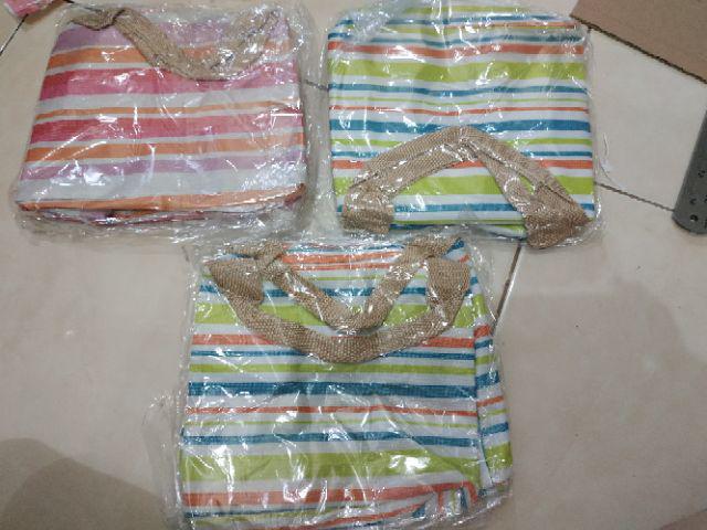 Lunch Bag / Cooler Bag Motif Salur / Tas Bekal Makan