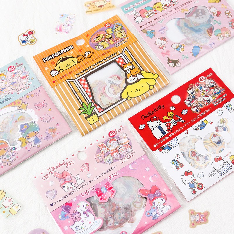

Stiker Lucu Sanrio - Cute Sanrio Characters Stiker - Untuk Dekorasi Hias Diary/Journal/Scrapbook/DIY