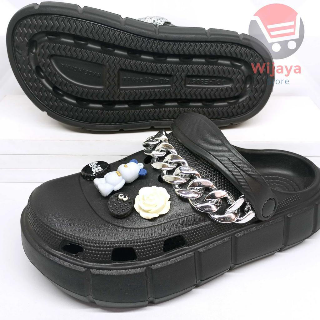 Sandal Baim Wanita BALANCE 8067 FUJI Slop Cewek Sendal Slide Kokop Selop Croc 9008