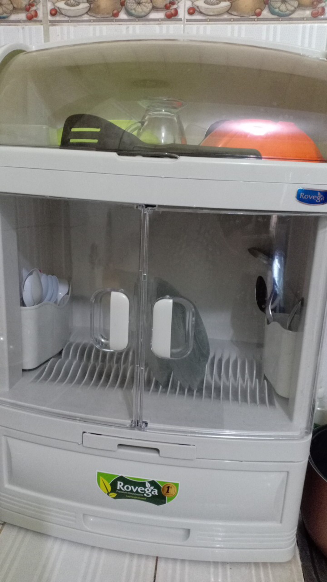 Rovega Rak Piring Premium Pladys Dcb 2568 (khusus Gojek Dan Grab)