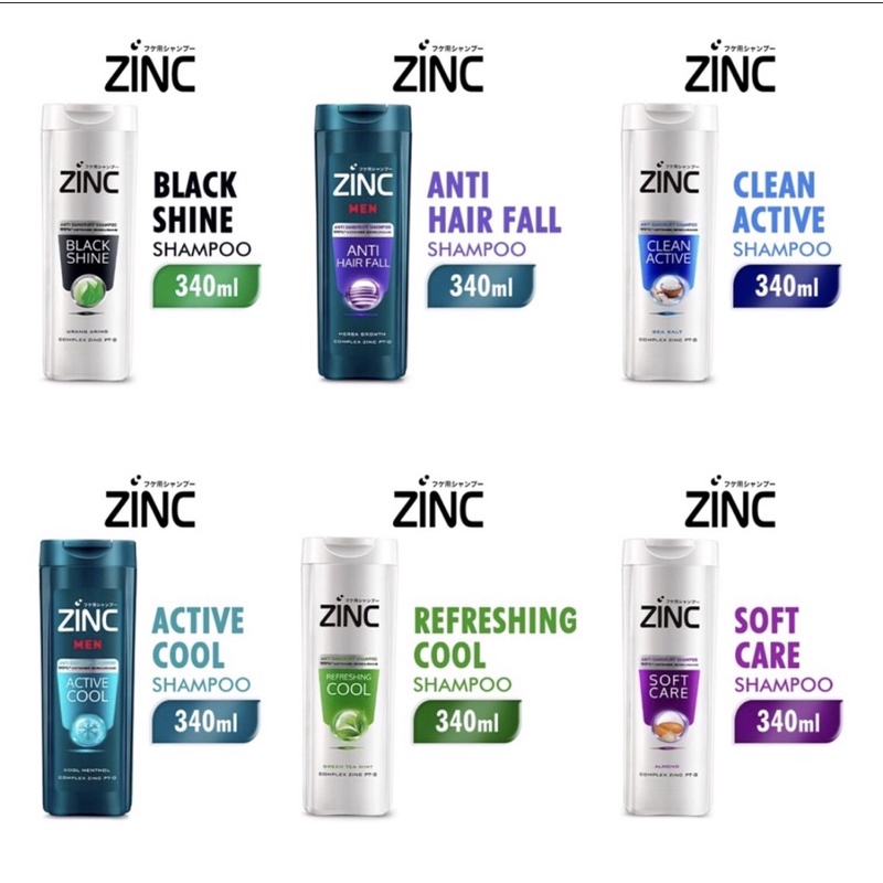 Shampoo Zinc 170ml 170 ml 340ml 340ml