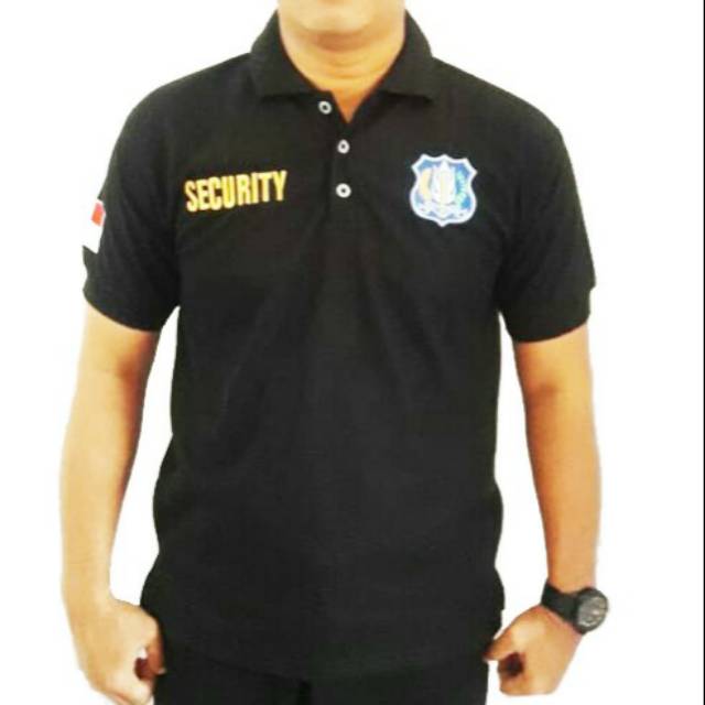 KAOS SECURITY - KAOS KERAH SECURITY - HARGA TERMURAH POLO SECURITY