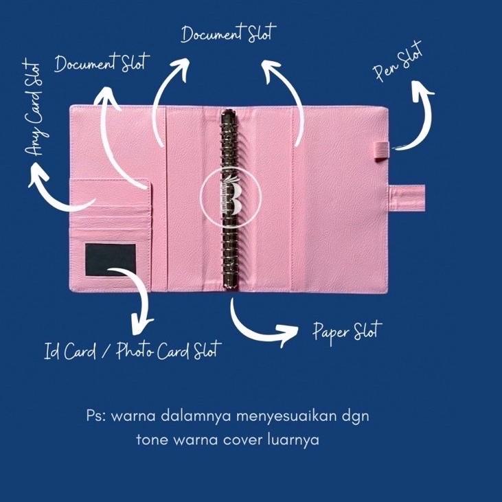

Serbuuuu.. Bindermu READY Binder Hologram Holographic size A5 20ring B5 26ring 6ring A6 6 hole lubang Planner Notebook