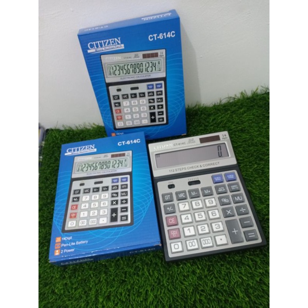 

Kalkulator Citizen CT 614C / 14 digit /Kalkulator Besar /1pcs