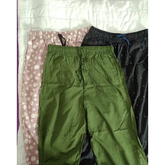 UNIQLO// Kulot Uniqlo Panjang Original Bahan Rayon