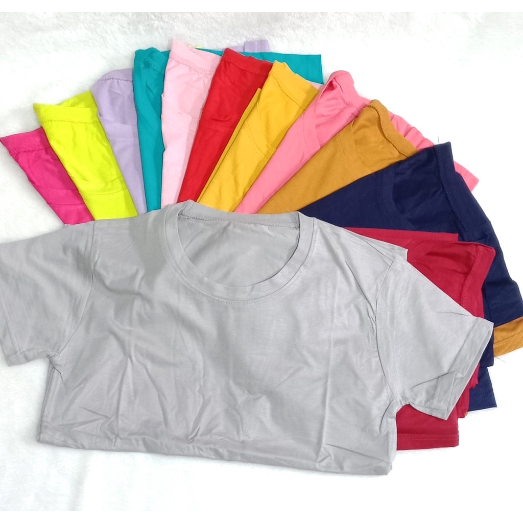 KAOS POLOS O NECK WANITA,KAUS POLOS WARNA WANITA,BAJU POLOS WARNA PEREMPUAN,BAJU WARNA WARNI PEREMPU