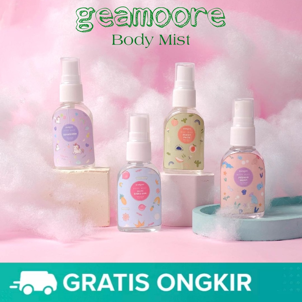 [FREE ONGKIR] Geamoore Bodymist Spray Parfum 30ml Sudah BPOM Tahan Lama 14 Jam