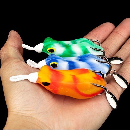 Shengyao 1Pcs New Frog Umpan Pancing Spoon 6.5cm 14.8g Fishing Lure Spinner Ikan Swimbait Bass Kail Wobbler Floating Crank Bait Tackle