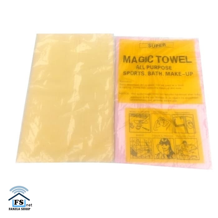 Kanebo Kain Lap Kemasan Plastik Opp Magic Towel uk 30x40 cm Serbaguna