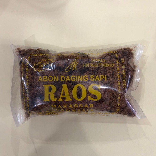 

ABON DAGING SAPI RAOS 250gr