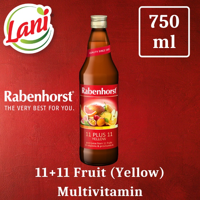 

Rabenhorst 11 Plus 11 Fruit (Yellow) Multivitamin Pure Juice 750ml