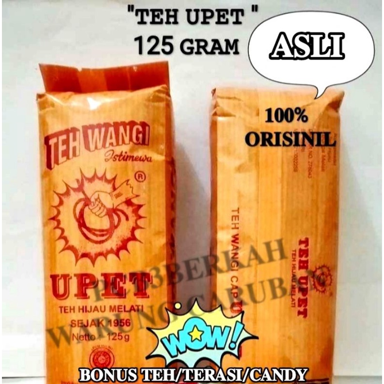 

TEH UPET BUBUK AROMA MELATI @125 GR BONUS PILIH