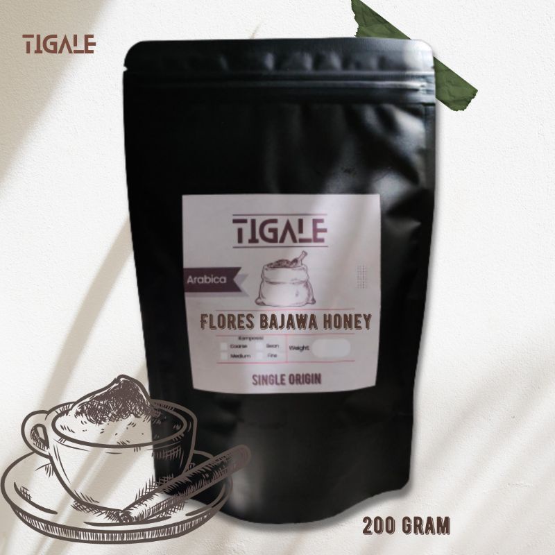 

TIGALE - KOPI ARABIKA FLORES BAJAWA HONEY 200G