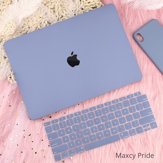 Premium Macbook Case Pastel Lavender Blue Casing mac book With Keyboard Case for Macbook Air Pro Retina M1 M2  2015 - 2022