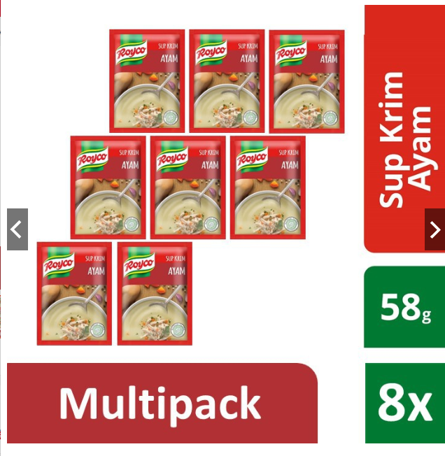 Royco Cream of Chicken Multi Pack 8pcs