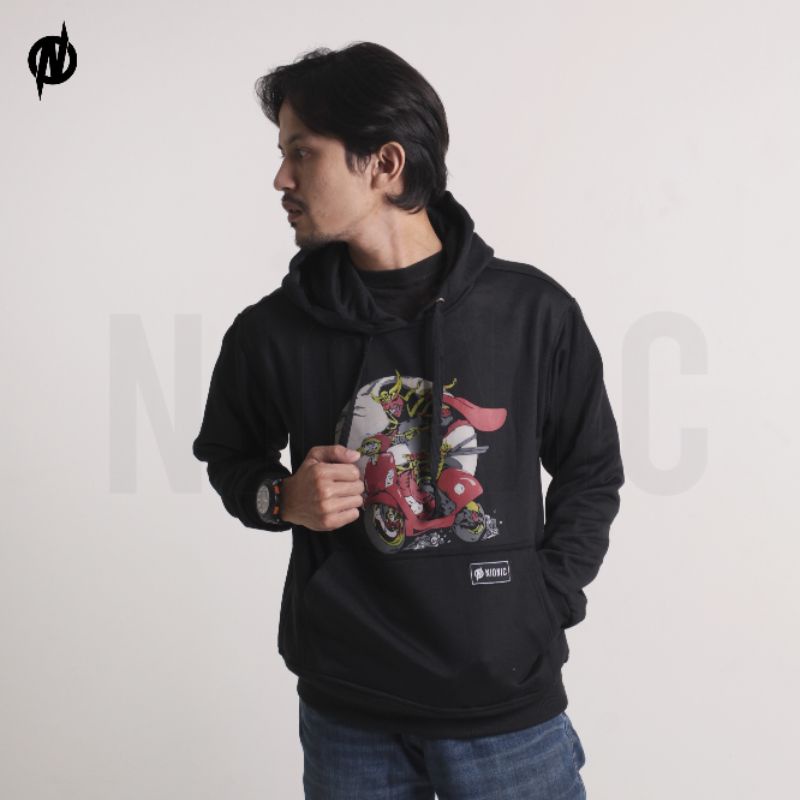 sweater hoodie nionic appude original pria dan wanita