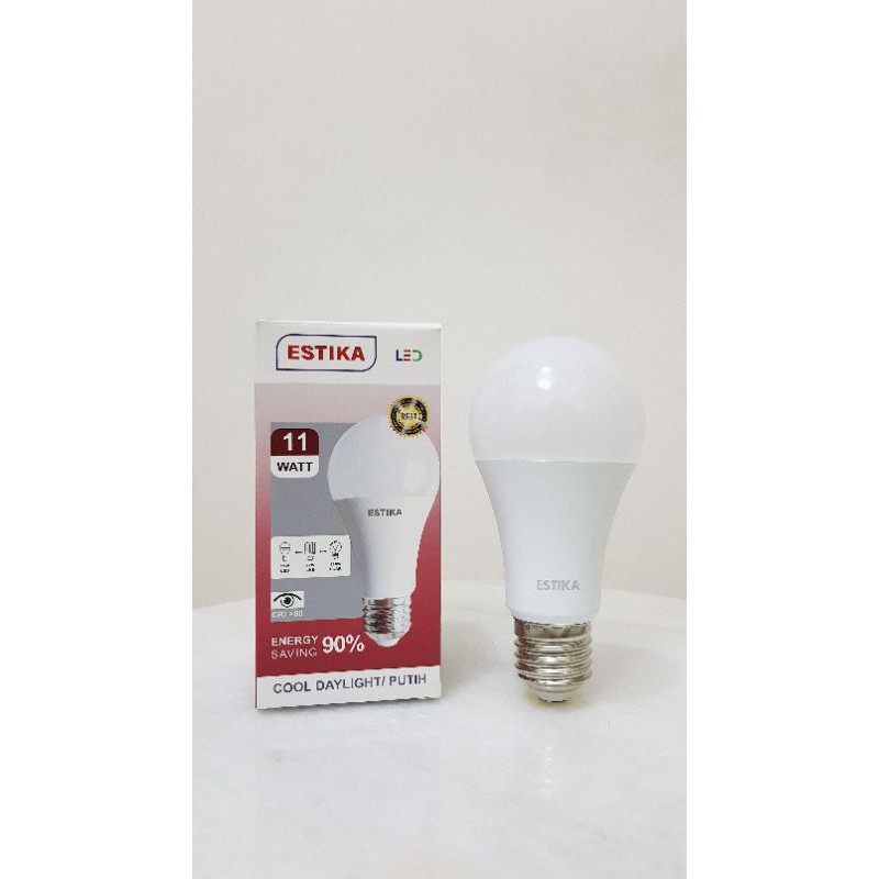 LAMPU LED BULB ESTIKA 11WATT 3W 5W 8W 14W 18W 25W BOHLAM HEMAT LISTRIK ORIGINAL BY VISICOM