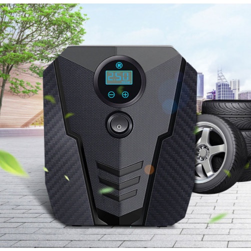 Pompa ban mobil Elektrik Inflator LCD Display