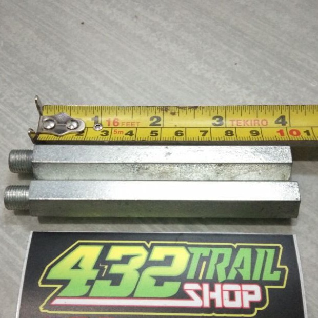 Peninggi sambungan as dalam sulingan usd klx dtracker crf 150 panjang 10 cm