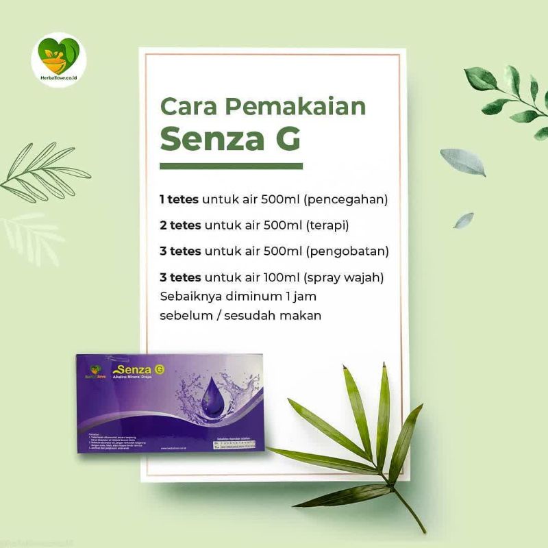 Drop Mineral Alkali Senza G Biang Air Mineral Kemasan BerPh Tinggi