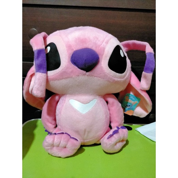 Disney Stitch angel 38 cm plushes / boneka Stitch angel
