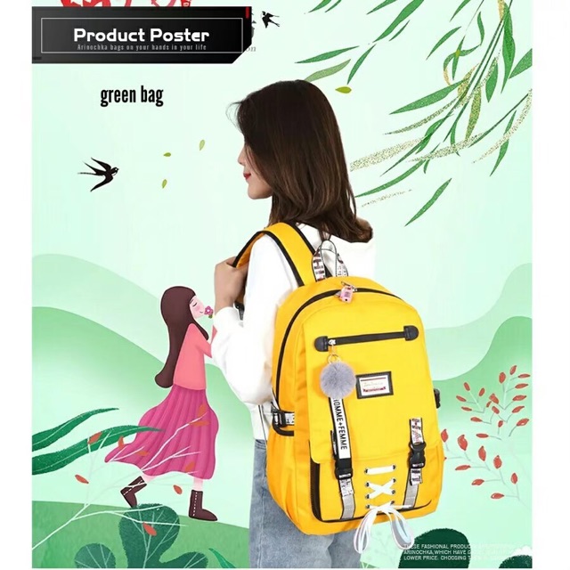 ransel Pita Kado sulam Model Gesper Dua