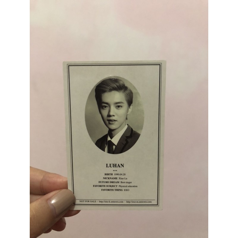 [Photocard] Pc Luhan XOXO