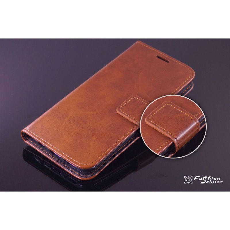 CASE VIVO Y91/ VIVO Y91C / VIVO Y93 / VIVO Y95 (LEATHER KULIT ORIGINAL SOFT CASING COVER)