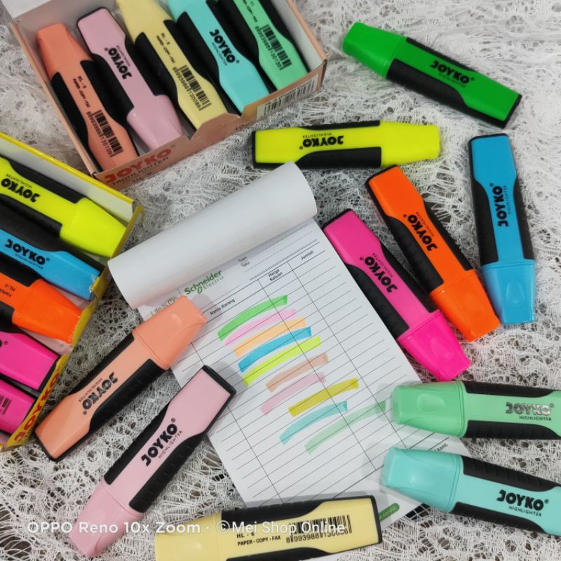 

Highlighter Joyko (Penanda Berwarna) Ready banyak Warna