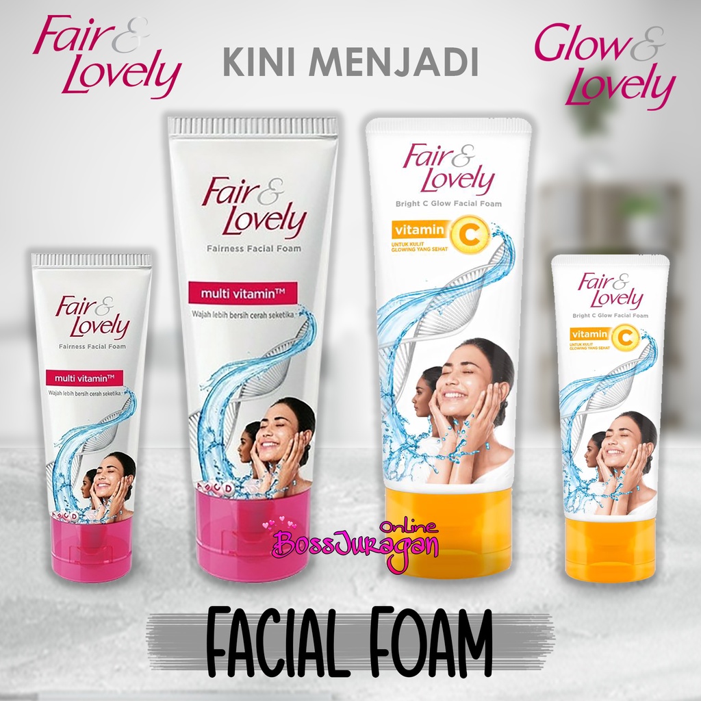 Jual (BOSS) Fair & Lovely Glow & Lovely Facial Foam 50g 100g