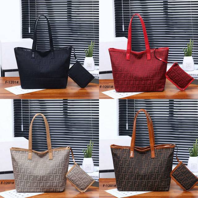 FENDI Canvas Tote Bag F-1201fc