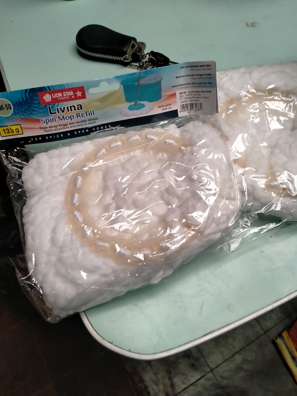 Lion Star Refill Livina Spin Mop Bm-50 / Kain Lap Pel Lionstar Bm-42 , Bm-45, Bm-46 Dan Bm-47