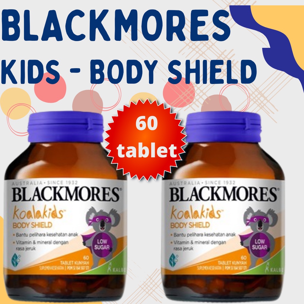Blackmores Kids Body Shield isi 60 Blackmores Anak Vitamin Anak Vitamin D Anak Vitamin C Anak Zinc A