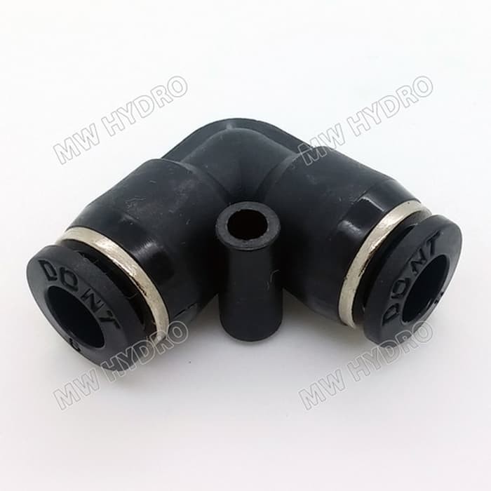 10 Pcs - Elbow 6 mm - PU Quick Connector / Fitting Push In - Plastik