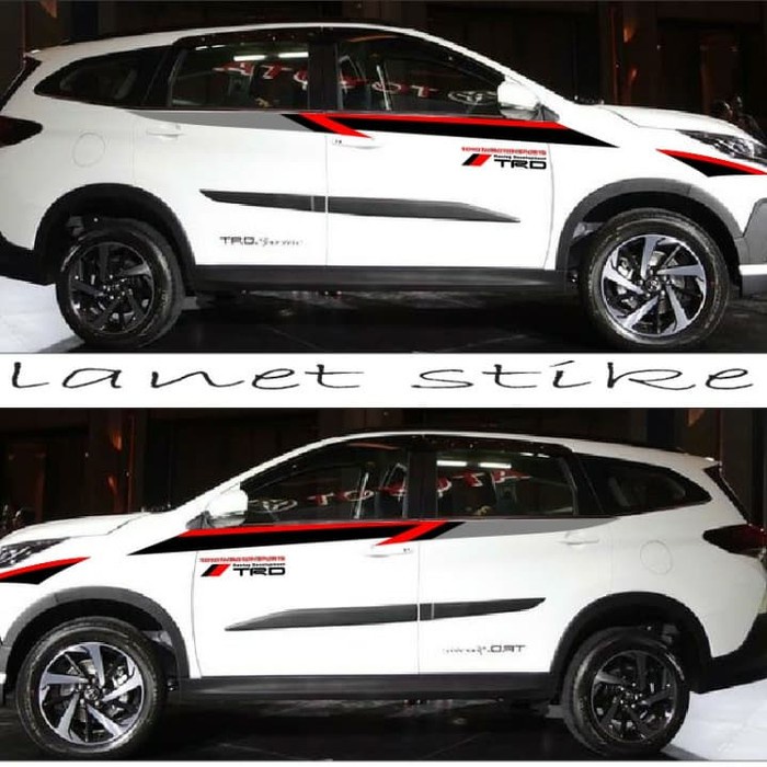 Stiker mobil rush stiker lis mobil rush terios xpander innova reborn