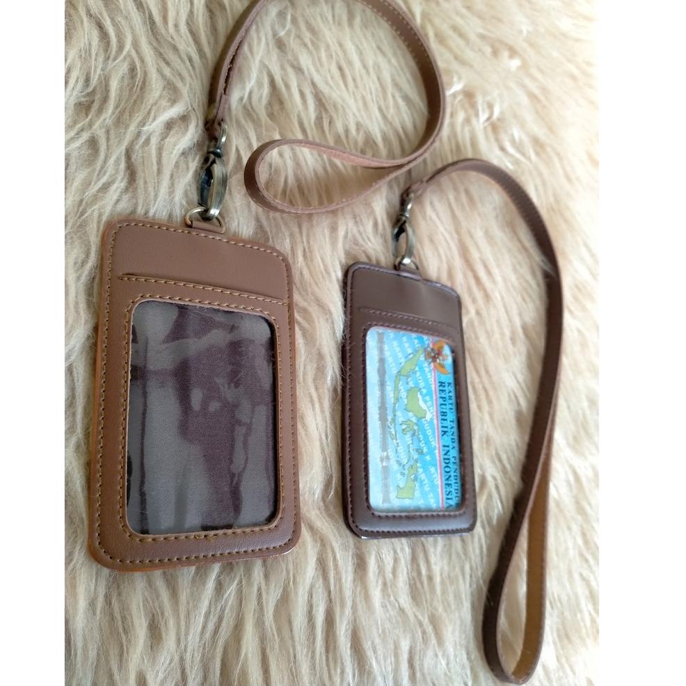 

(N5K9).. Id Card Kulit Name Tag Kulit Card Holder Termurah //Kualitas@terbaik
