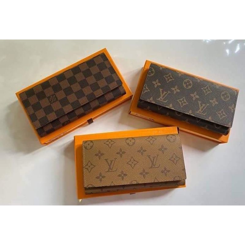 NEW ITEM dompet lv lipat panjang free box / dompet uang / dompet kartu