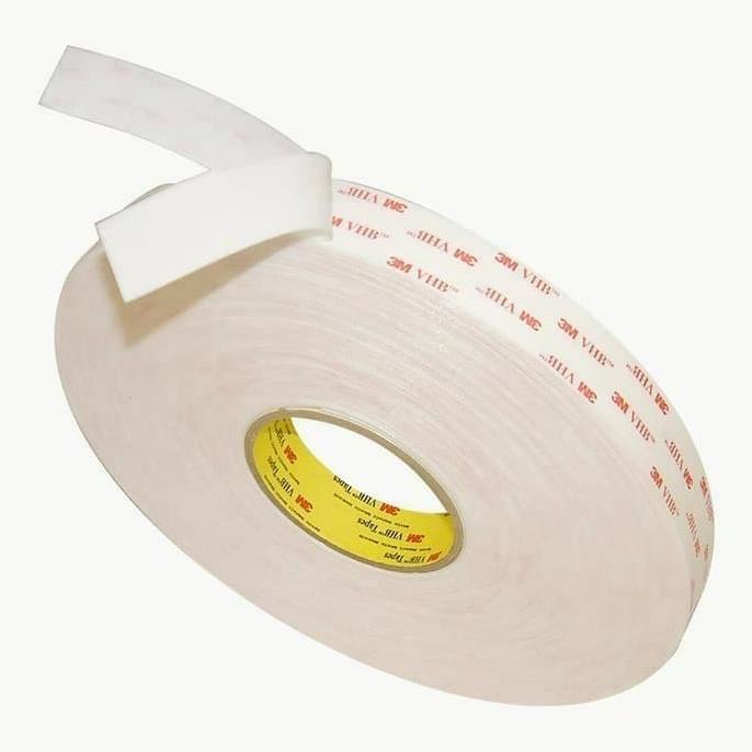 

ORIGINAL 3M VHB HEAVE DUTY DOUBLE TAPE 4950 PUTIH 24mm x 33 M Lem 3M