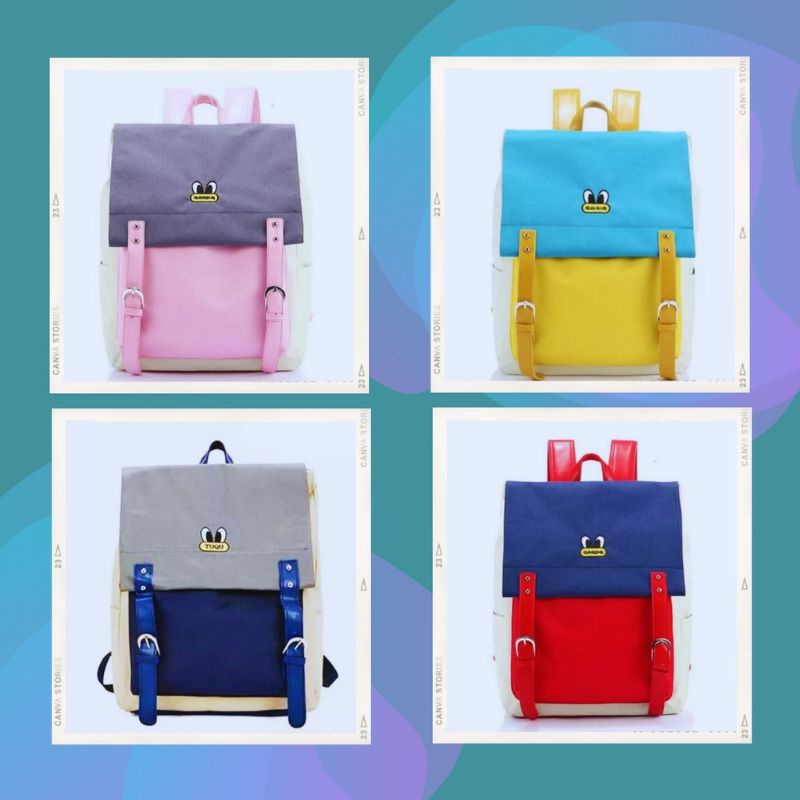 TAS RANSEL KOREA STYLE TAS REMAJA TAS ANAK TAS KEKINIAN TAS MURAH MERIAH TAS CANTIK