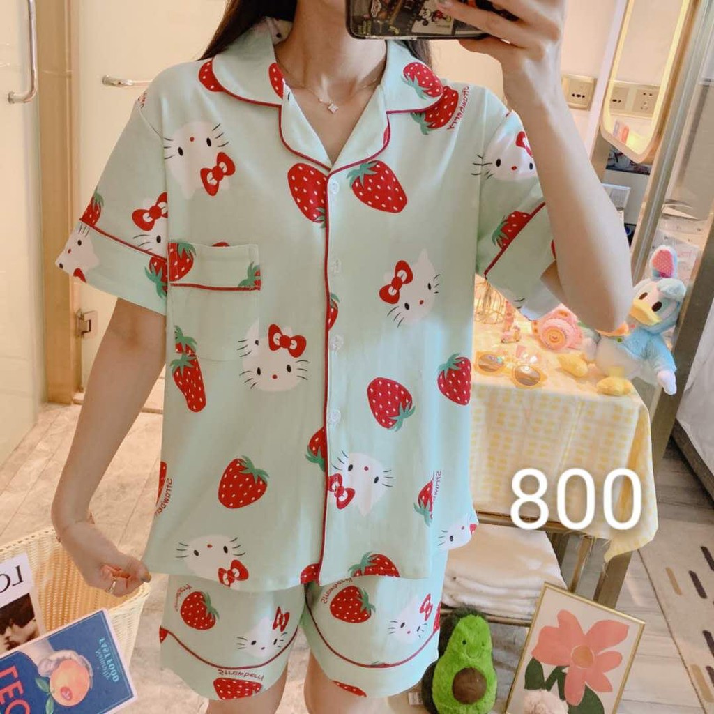 BAJU TIDUR WANITA PIYAMA SET SHORT Shopee Indonesia BAJU TIDUR WANITA PIYAMA SET SHORT Shopee Indonesia