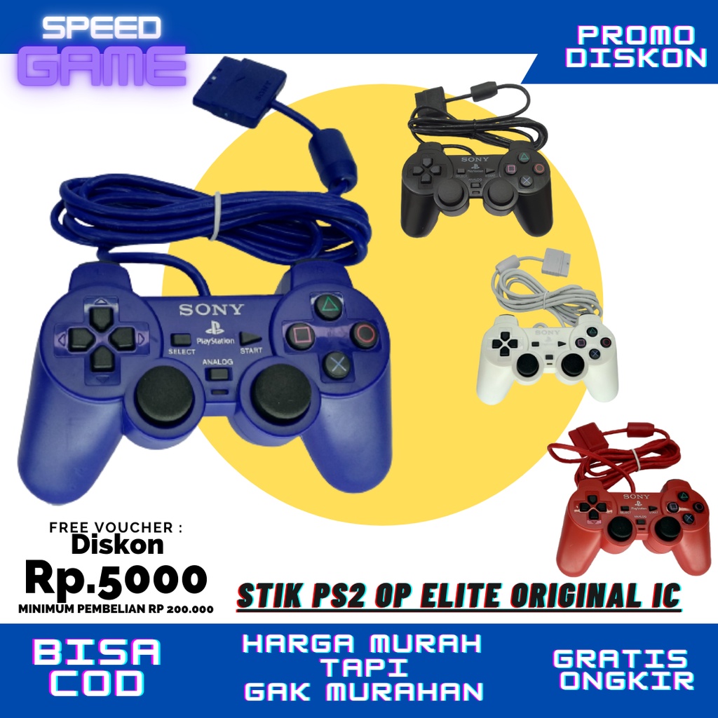 Stik Stick PS2 OP ori pabrik Elite Warna