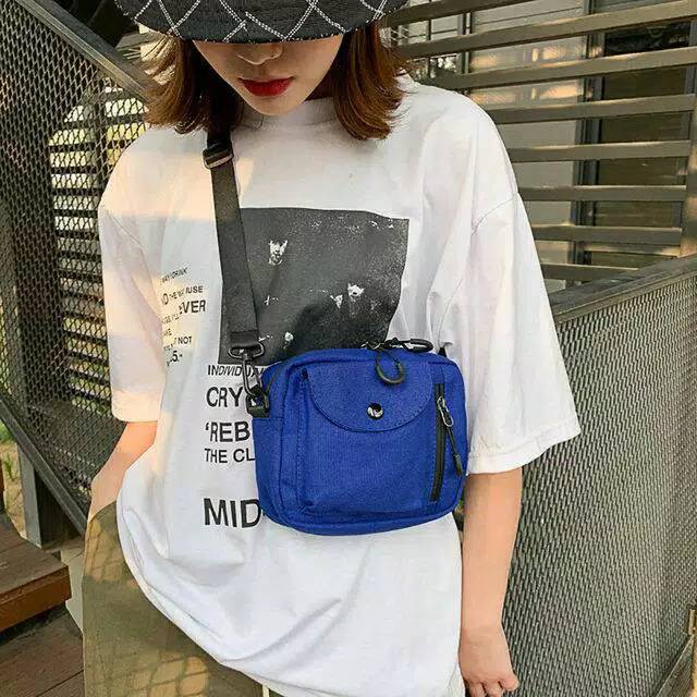 MELVIN TAS SELEMPANG TERMURAH FASHION WANITA slingbag swag Harajaku tas hangout