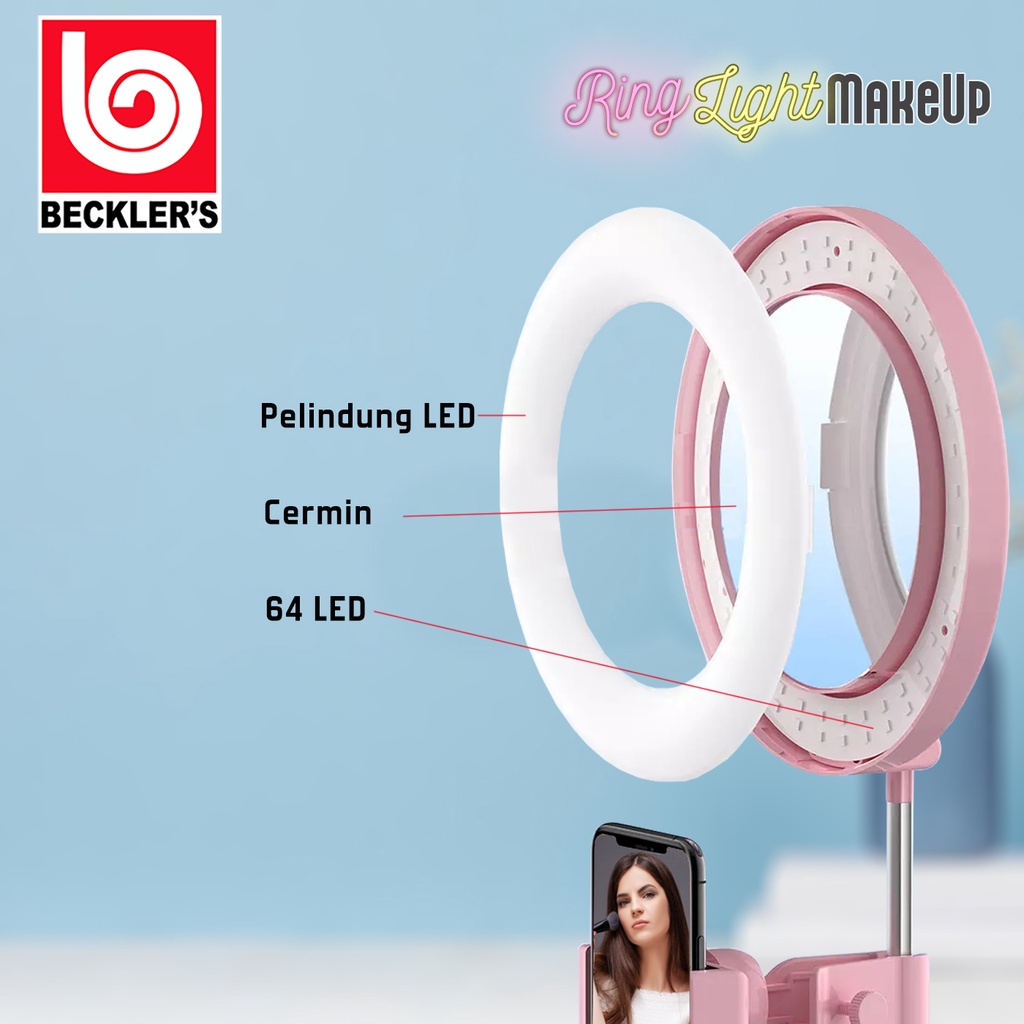 Ring Light Make Up/ Ring Light Live Stand Holder HP / Selfie Ring Light LED