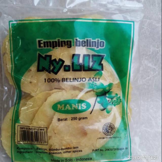 

emping belinjo mentah manis dan pedas 250gr