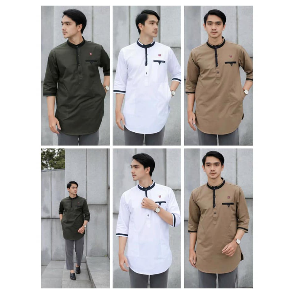 Baju Koko Lengan Pendek / Koko Lengan Pendek/ Baju Koko Pria / Baju Koko Pendek
