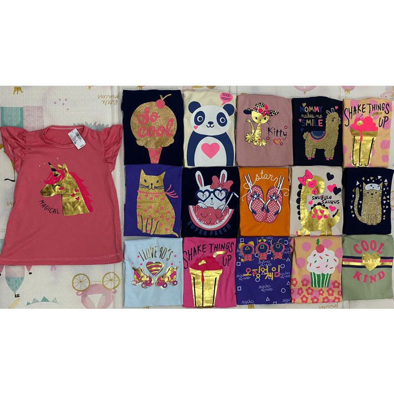 Paket kaos anak ex garmen 12 pcs / paket kaos anak grosir umur 1 2 3 4 5 6 7 8 / kaos anak ex garmen