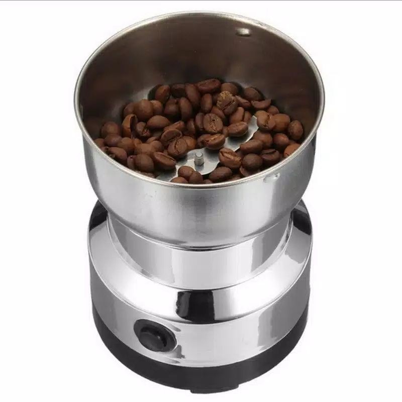 Penggiling Kopi Electric Coffee Grinder Blender Bumbu Dapur 150W - NM-8300 - Silver