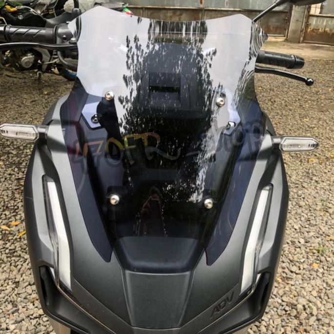 WINDSHIELD / VISOR ADV MODEL OCITO / WINSIL ADV OCITO - HITAM GLOSY