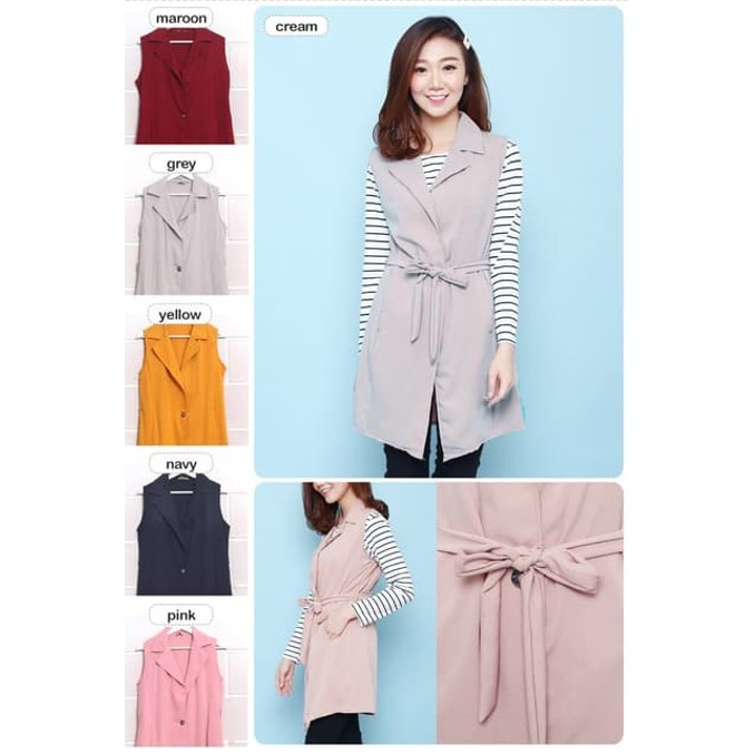 Chamele Cardigan Long Vest Destiny Outer Wanita 2102