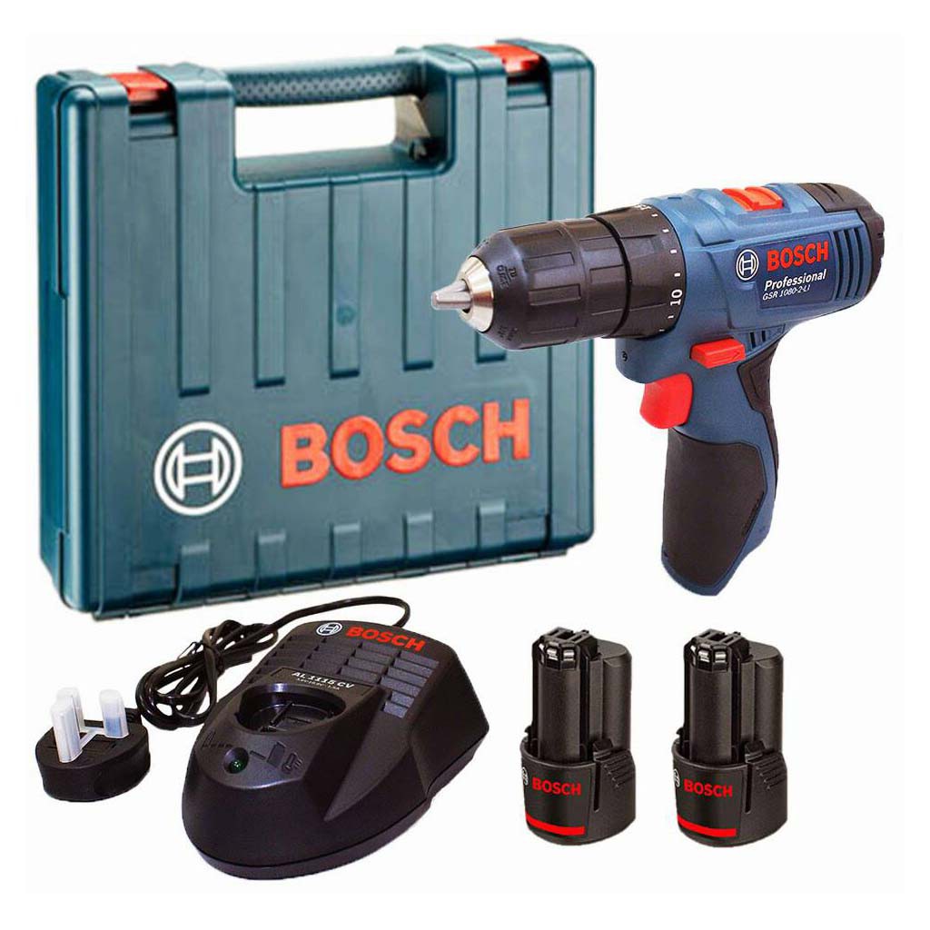 Mesin Bor Obeng Baterai Bosch / Cordless Drill Bosch GSR 1080-2 Li